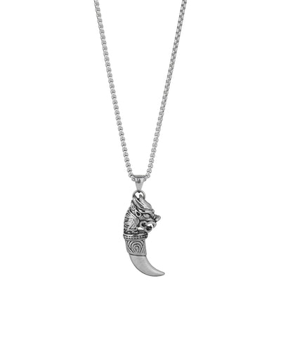 Fang Crest Pendant Necklace | Stylika