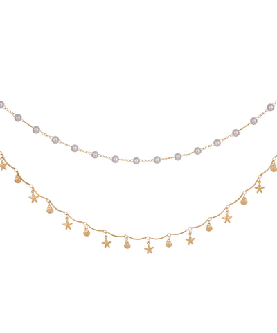 Layered Star and Shell Motif Waist Chain | Stylika