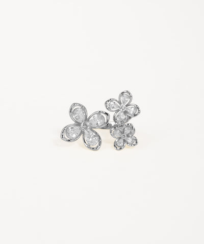 Triple Butterfly Open Statement Ring | Stylika
