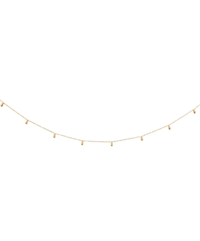 Slimline Beaded Waist Chain with Subtle Dangles | Stylika