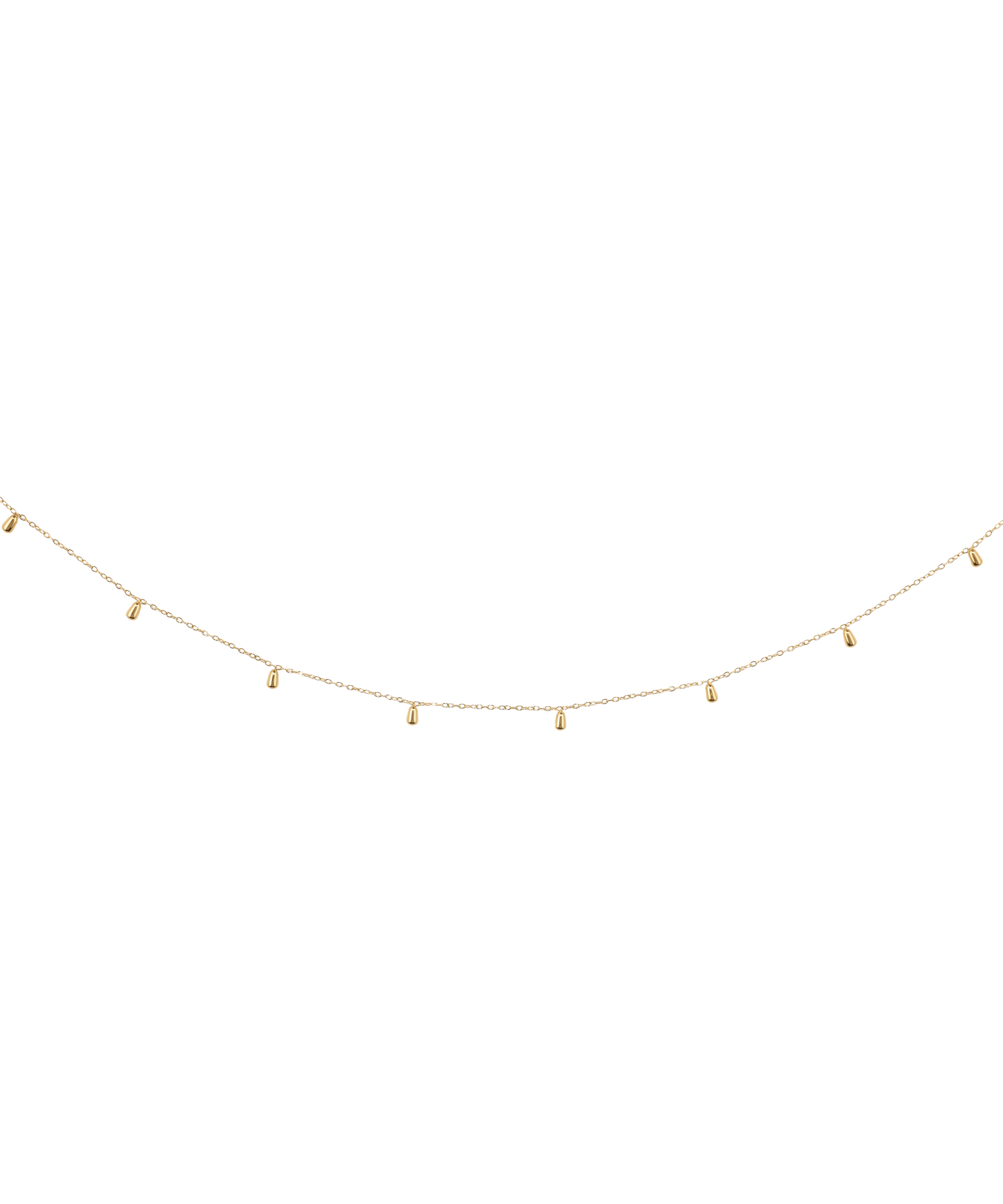 Slimline Beaded Waist Chain with Subtle Dangles | Stylika