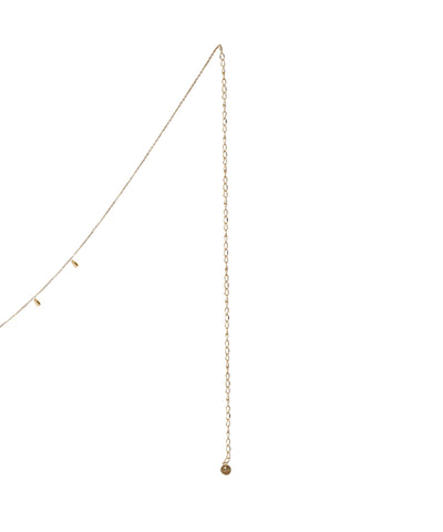 Slimline Beaded Waist Chain with Subtle Dangles | Stylika