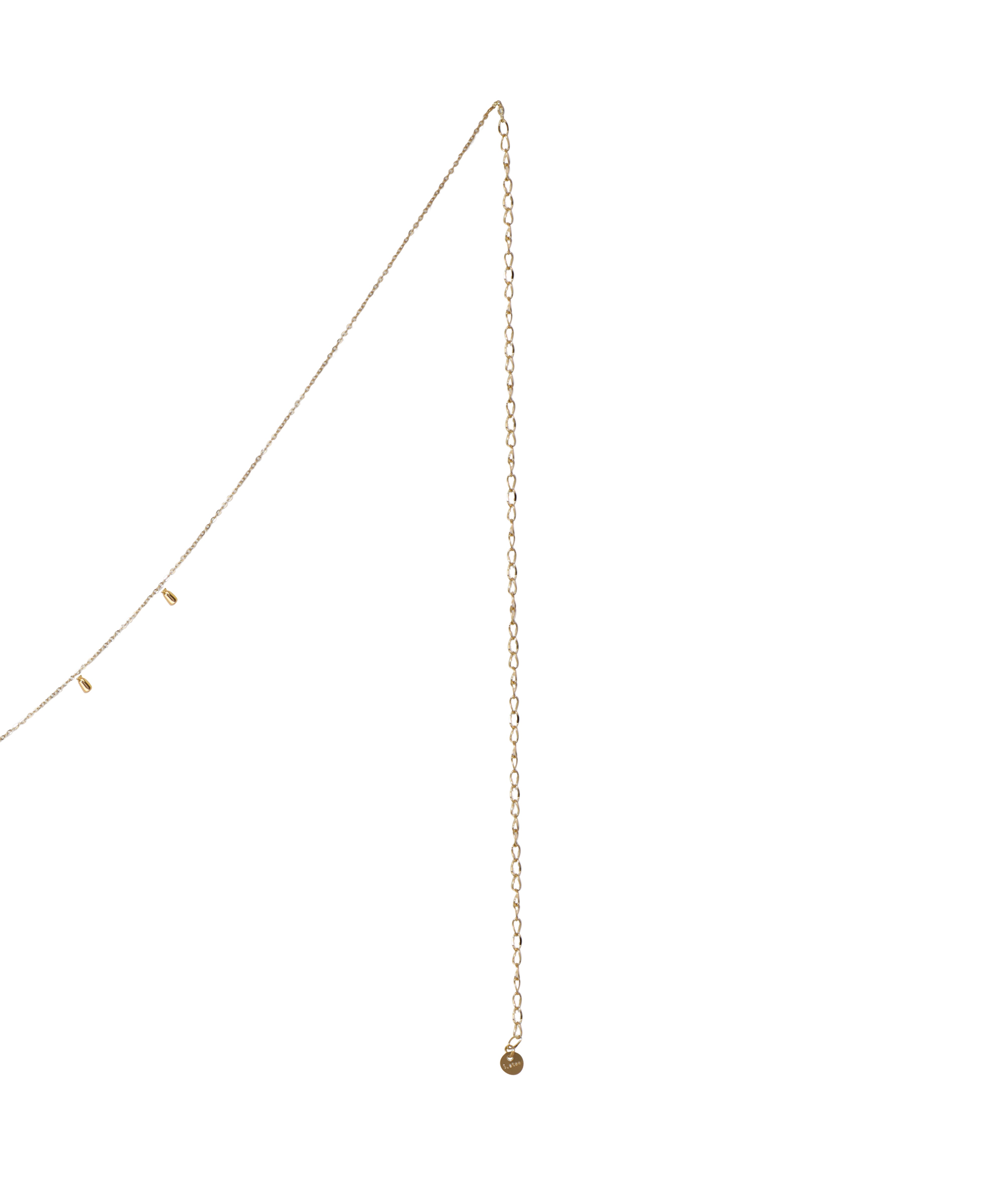 Slimline Beaded Waist Chain with Subtle Dangles | Stylika