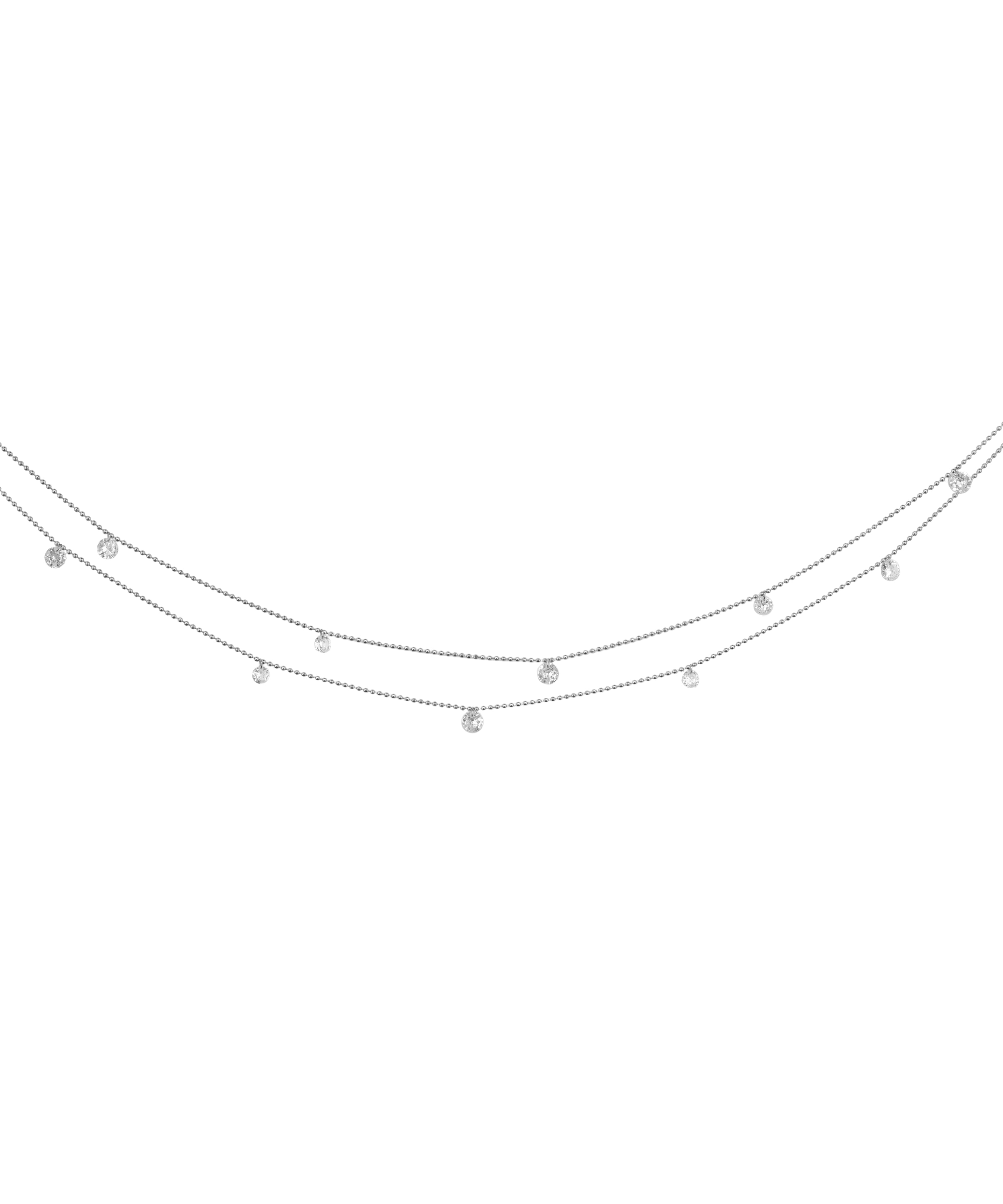 Delicate Floating Drop Layered Waist Chain | Stylika