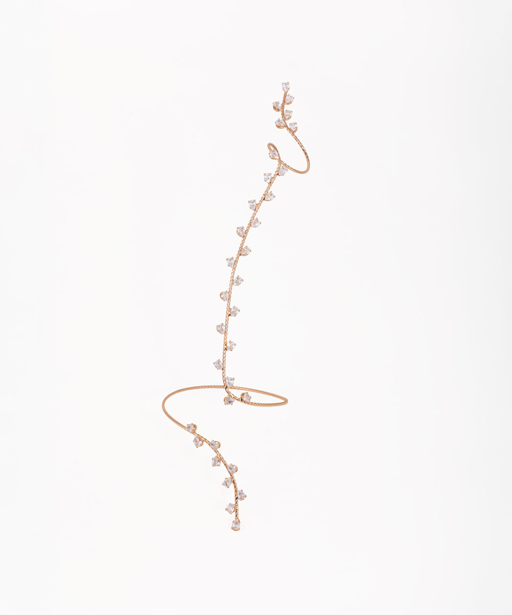 Distinctive Sparkling Vine Wrap Hand Cuffs | Stylika
