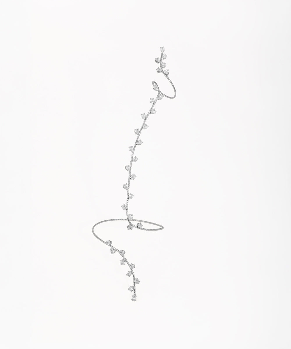 Distinctive Sparkling Vine Wrap Hand Cuffs | Stylika