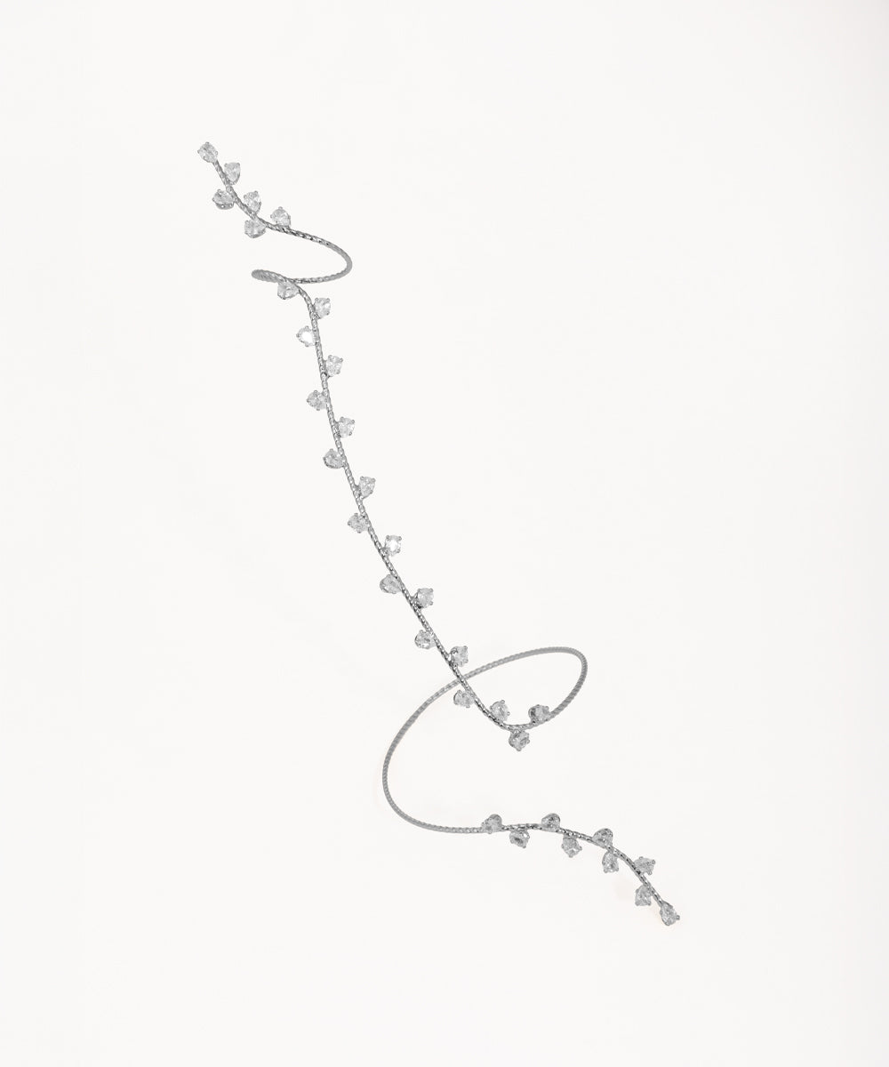 Distinctive Sparkling Vine Wrap Hand Cuffs | Stylika