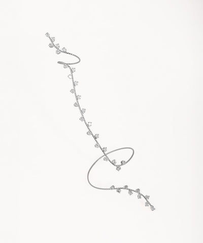 Distinctive Sparkling Vine Wrap Hand Cuffs | Stylika