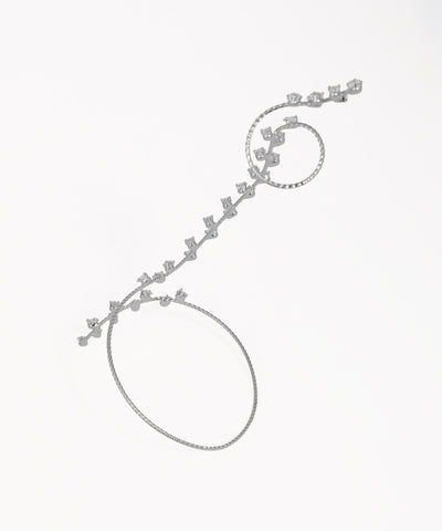 Distinctive Sparkling Vine Wrap Hand Cuffs | Stylika