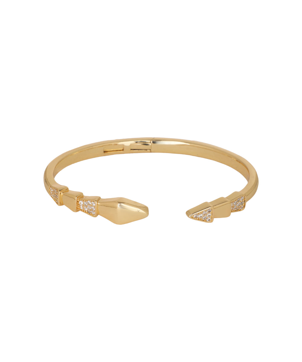 Snake Head Hinged Kada Bracelet | Stylika