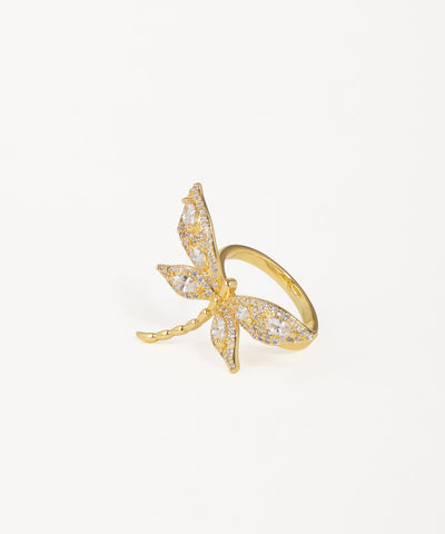Wing Dragonfly Statement Ring | Stylika