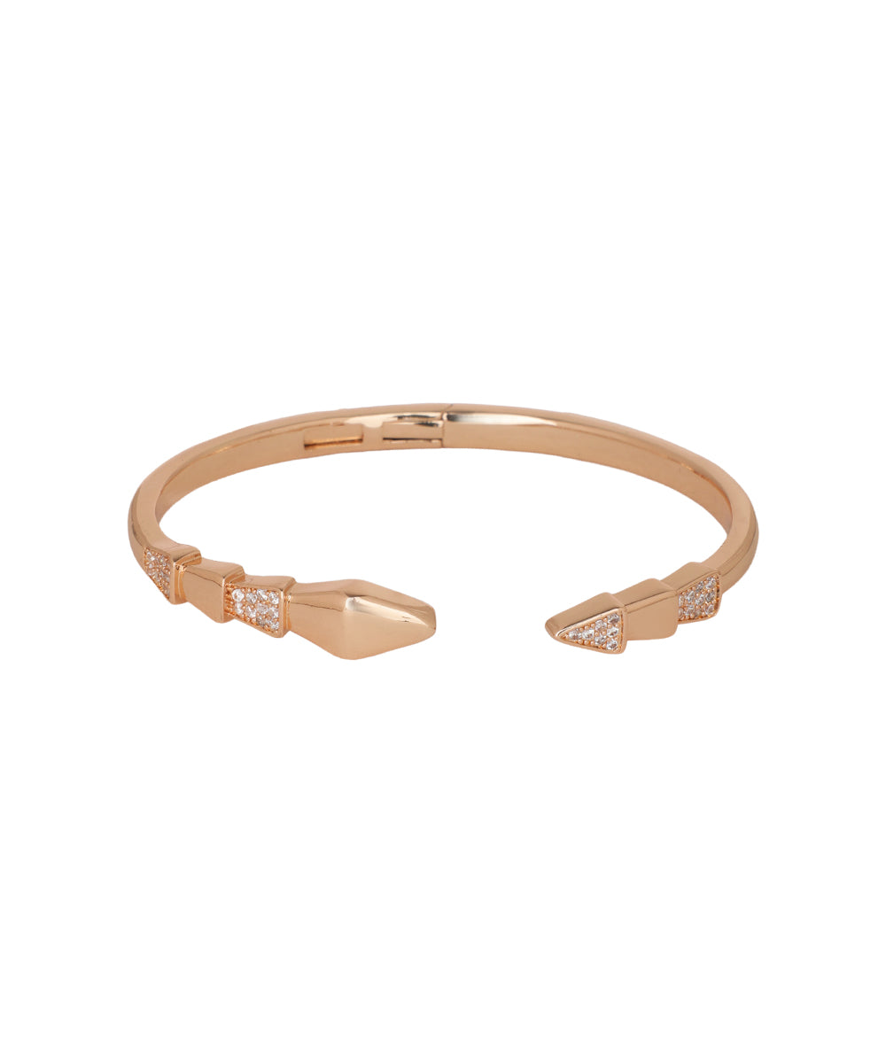 Snake Head Hinged Kada Bracelet | Stylika