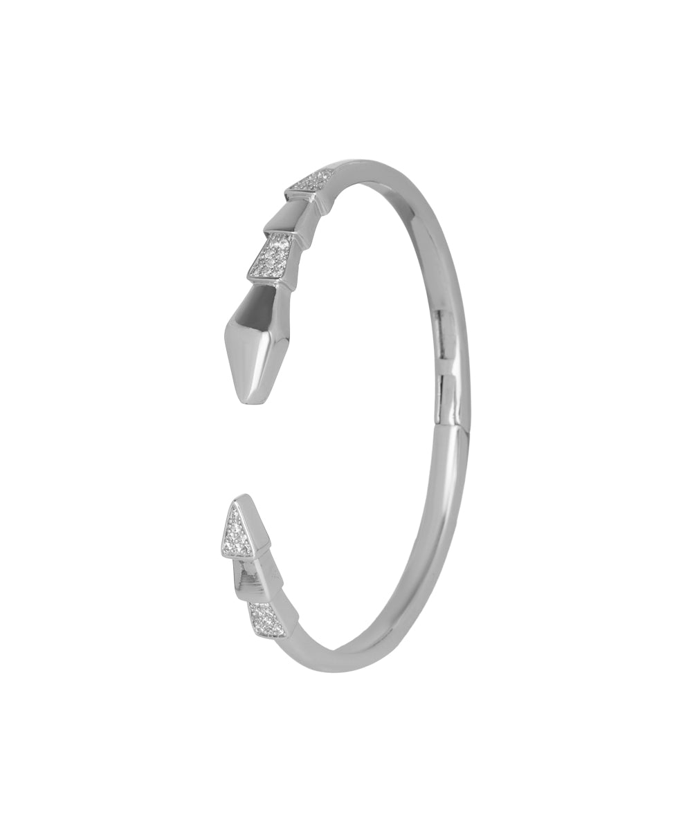 Snake Head Hinged Kada Bracelet | Stylika