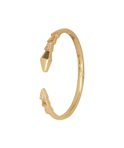 Snake Head Hinged Kada Bracelet | Stylika