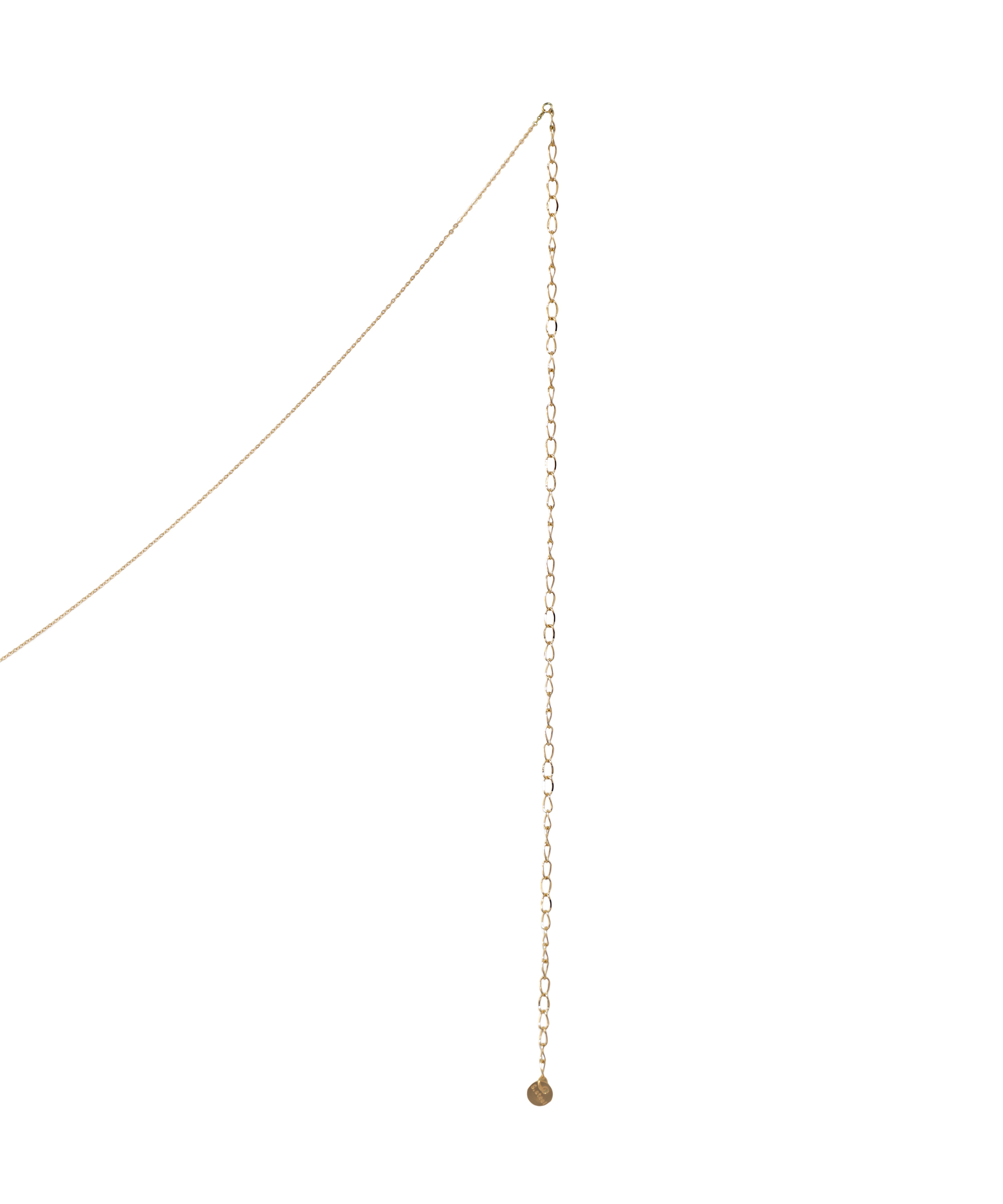 Minimalist Dainty Stone Drop Waist Chain | Stylika