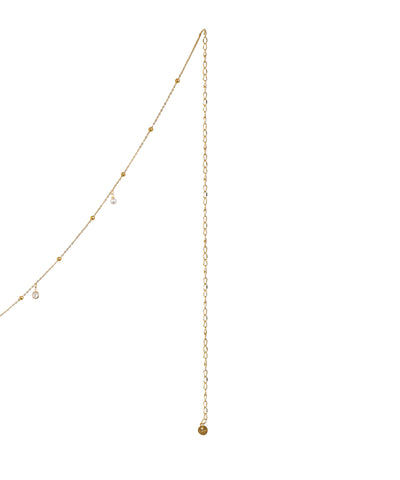 Elegant Beaded Dangle Sparkle Waist Chain | Stylika