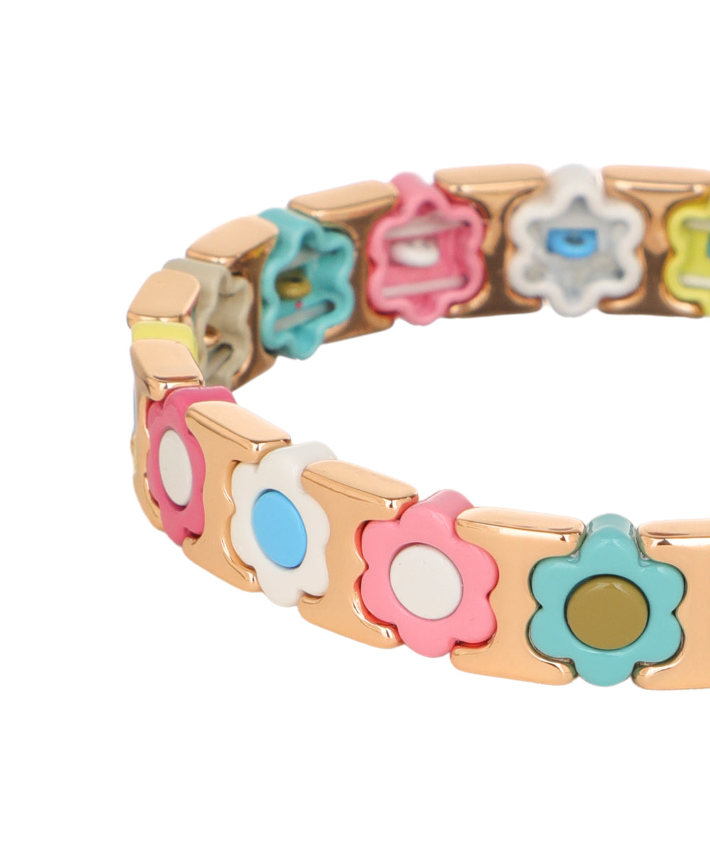 Pressed Petals in Blocks: Riverside Bloom Bracelet | Stylika