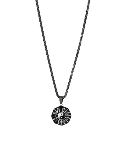 Yin Yang Symbol Pendant Men Necklace | Stylika