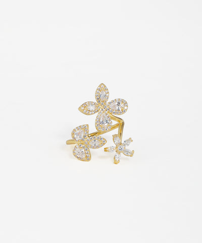 Butterfly Open Statement Ring | Stylika