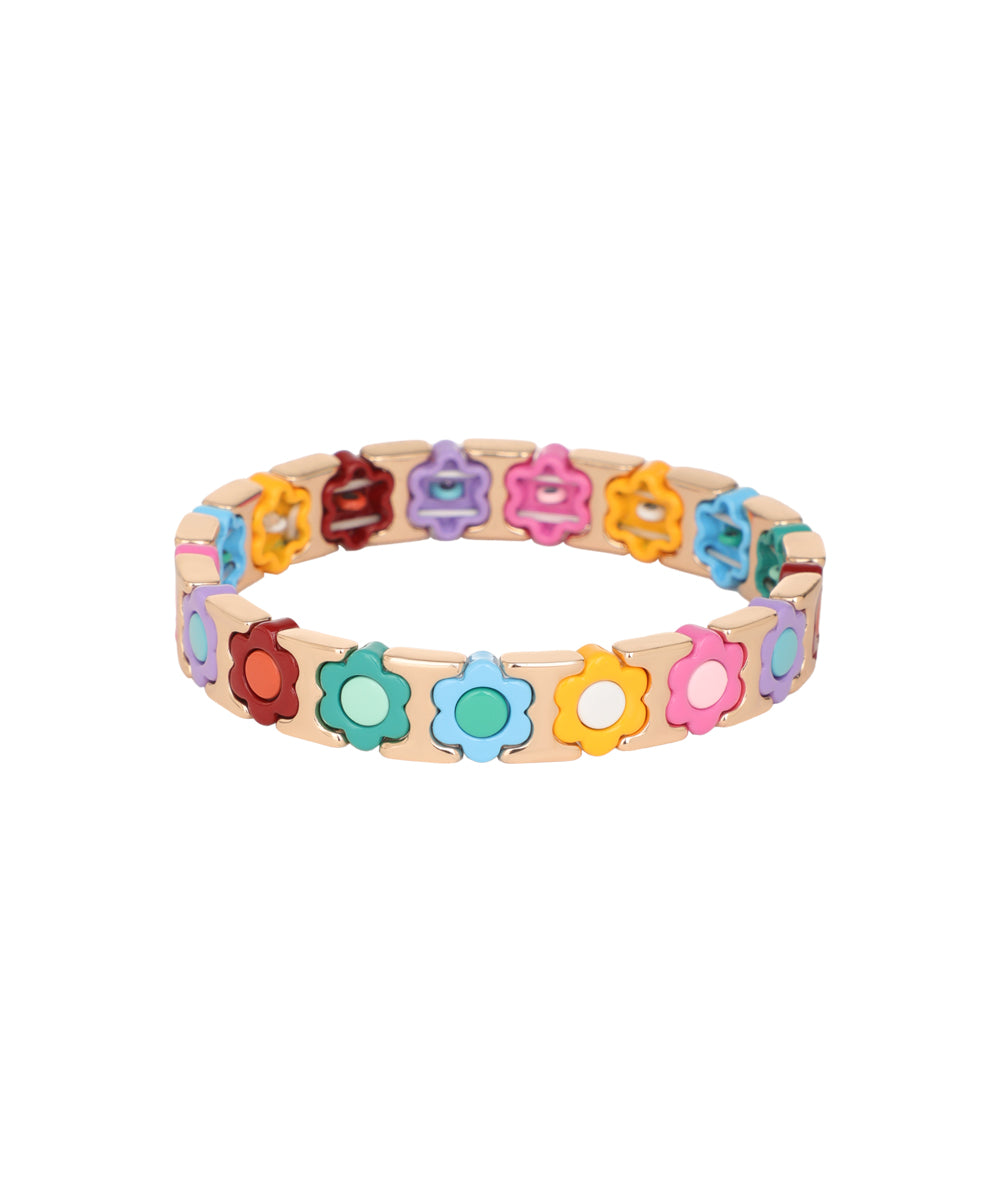 Pressed Petals In Block: Confetti Garden Bracelet | Stylika