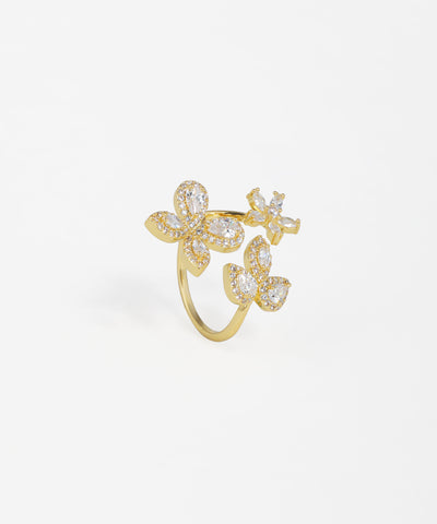 Butterfly Open Statement Ring | Stylika