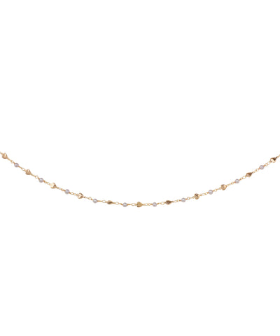 Graceful Fine Chain Waist Chain with Mixed Beads | Stylika
