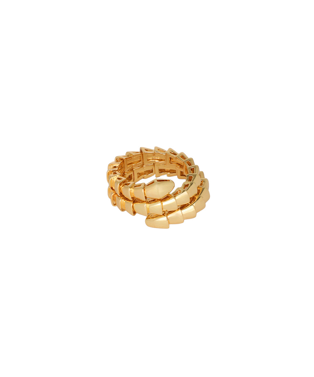 Snake with Golden Armour Ring | Stylika