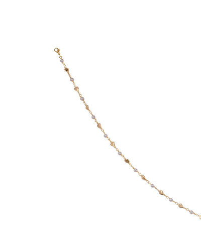 Graceful Fine Chain Waist Chain with Mixed Beads | Stylika