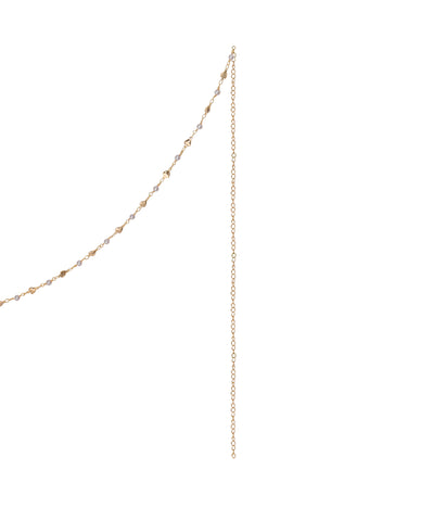 Graceful Fine Chain Waist Chain with Mixed Beads | Stylika