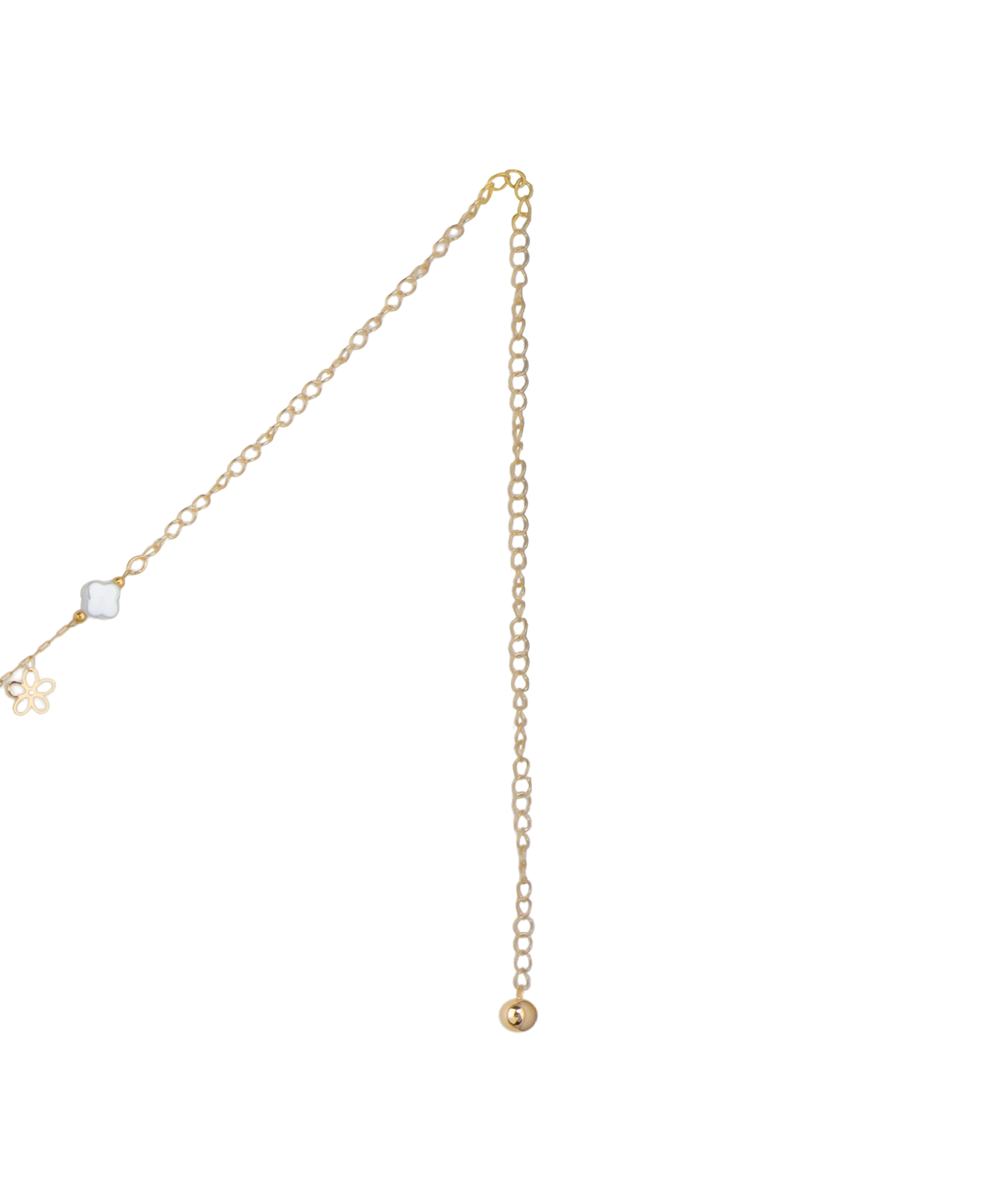 Dainty Floral Charm Waist Chain | Stylika
