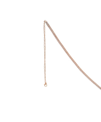 Effortless Minimalist Continuous Sparkle Slim Waist Chain | Stylika