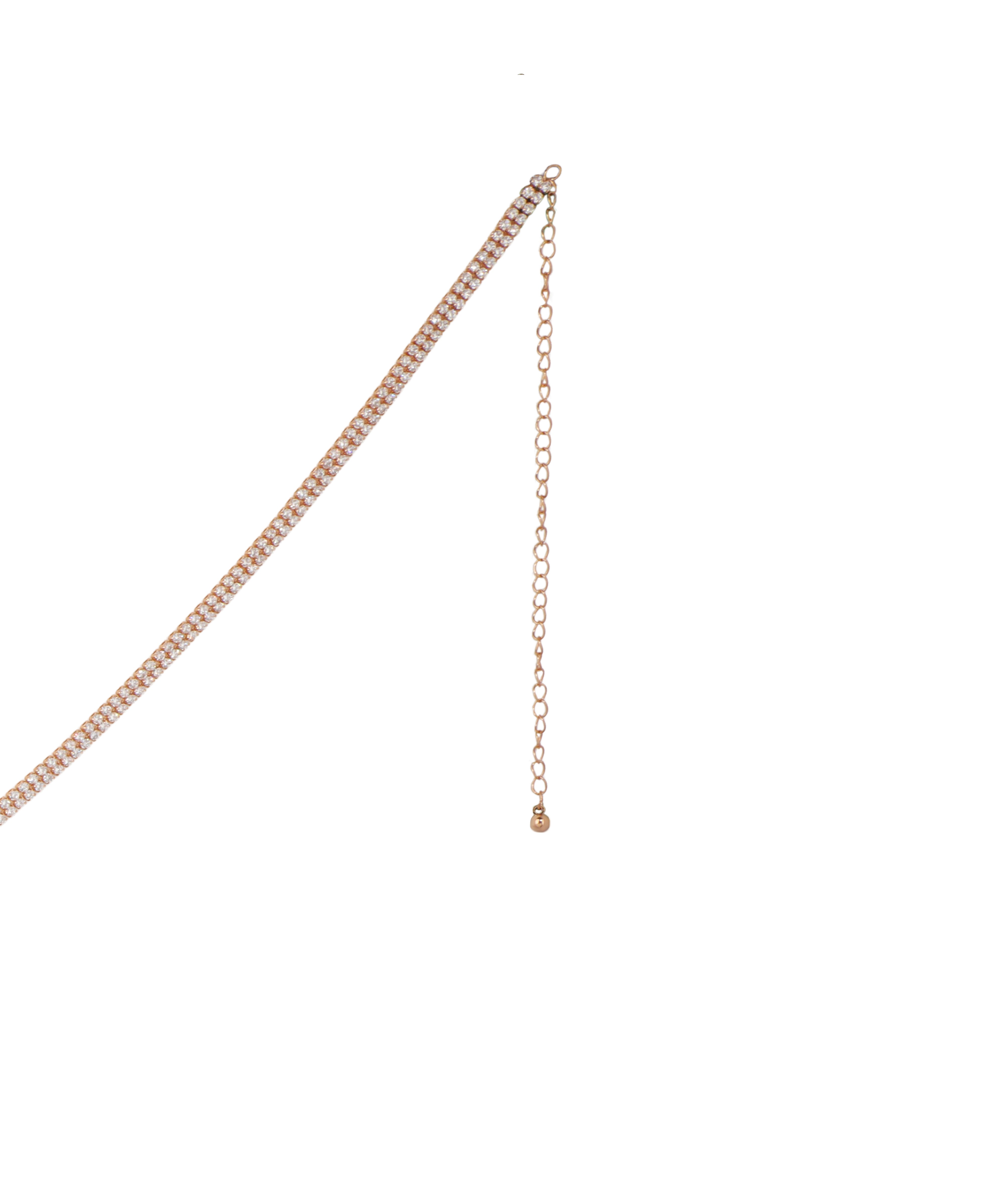 Effortless Minimalist Continuous Sparkle Slim Waist Chain | Stylika