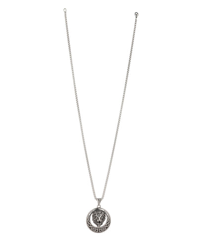 Lion Crest Medallion Necklace | Stylika