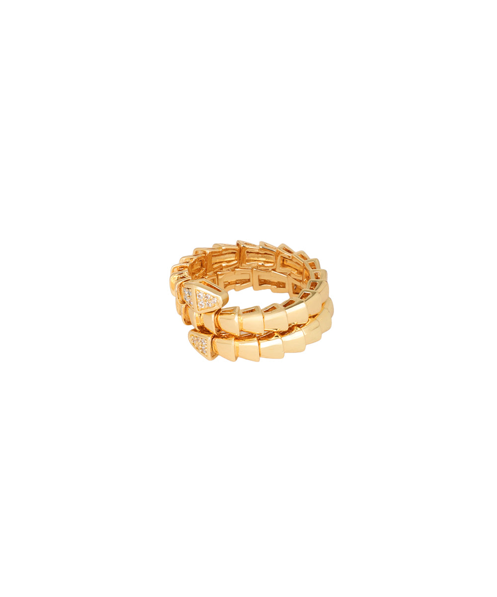 Twin Serpent Ring | Stylika