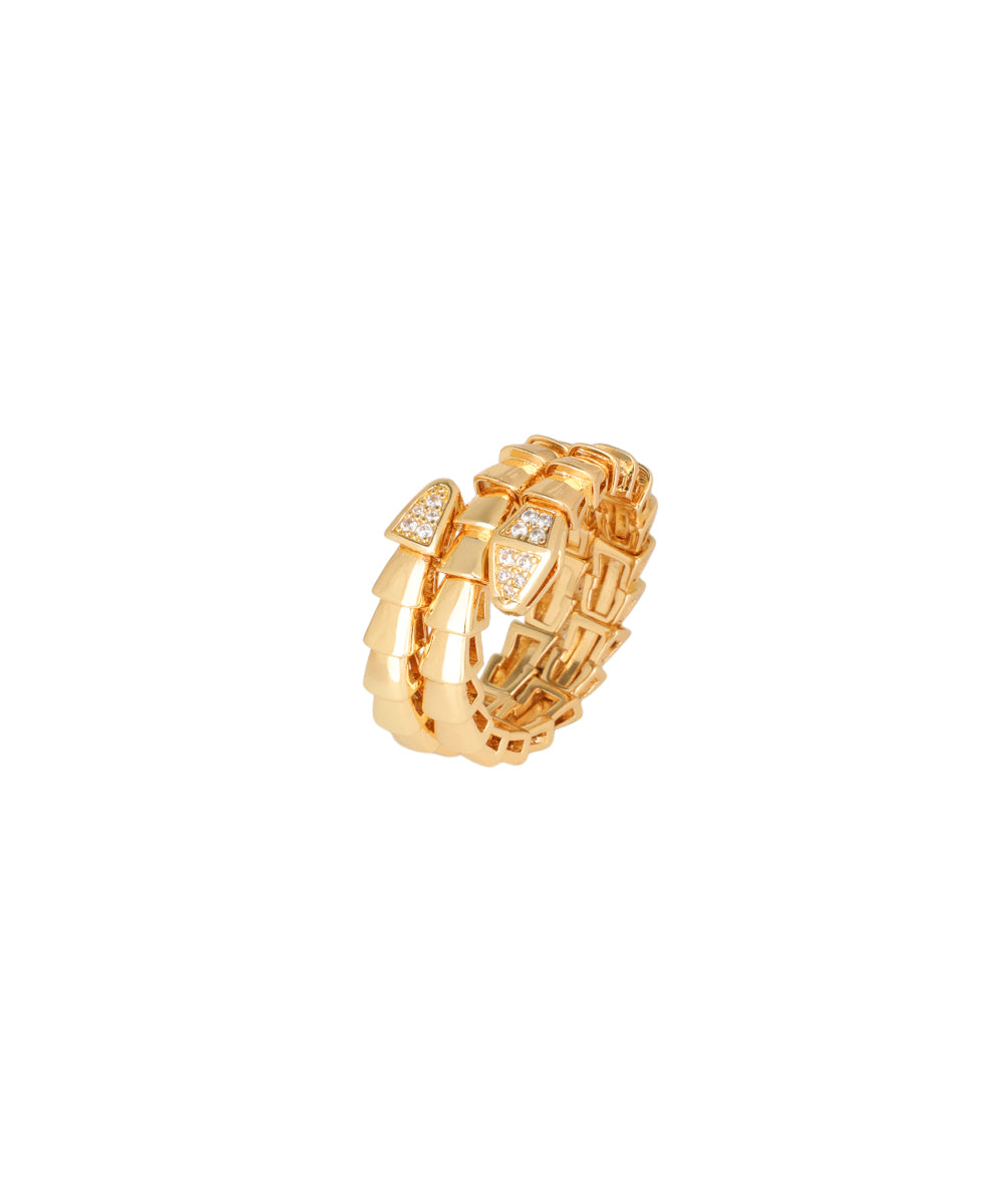 Twin Serpent Ring | Stylika