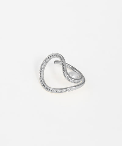 Pearl Loop Statement Ring | Stylika
