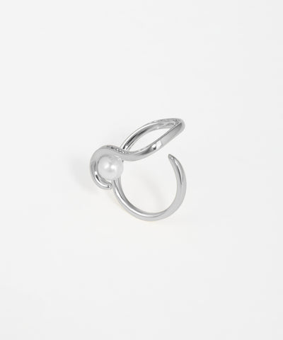 Pearl Loop Statement Ring | Stylika