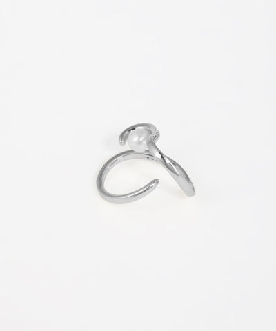 Pearl Loop Statement Ring | Stylika