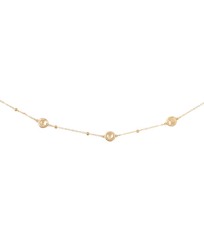 Dainty Disc Station Everyday Waist Chain | Stylika