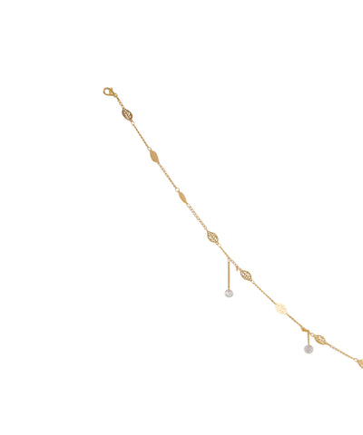 Delicate Pearl Drop Waist Chain | Stylika
