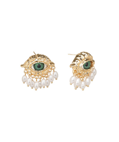 Pearl Gaze Earrings | Stylika