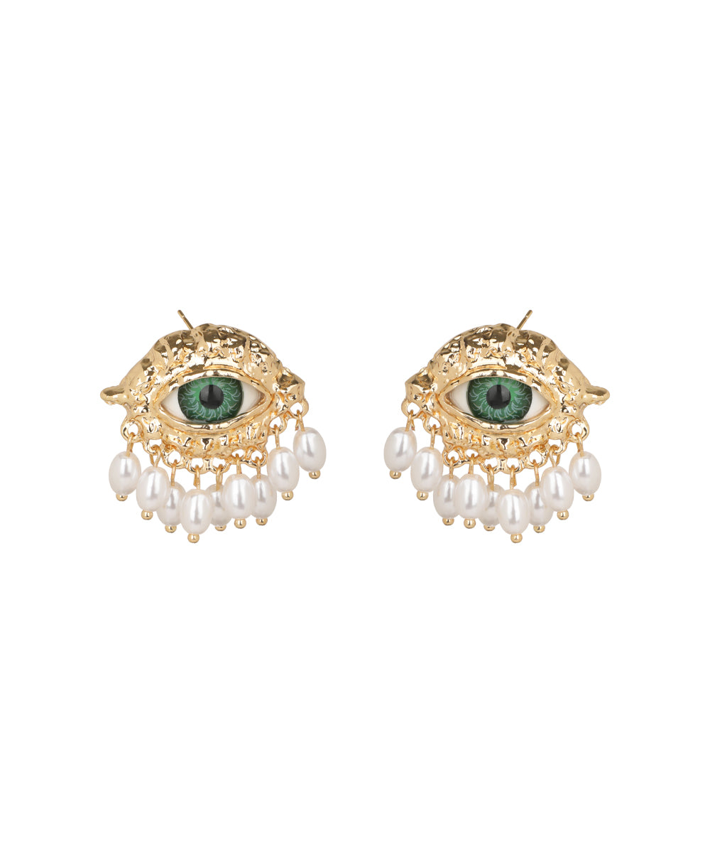 Pearl Gaze Earrings | Stylika