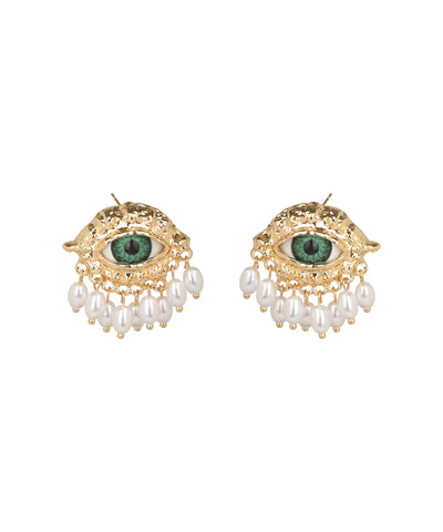 Pearl Gaze Earrings | Stylika