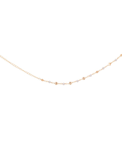 Delicate Beaded Waist Chain with Charm Drop | Stylika