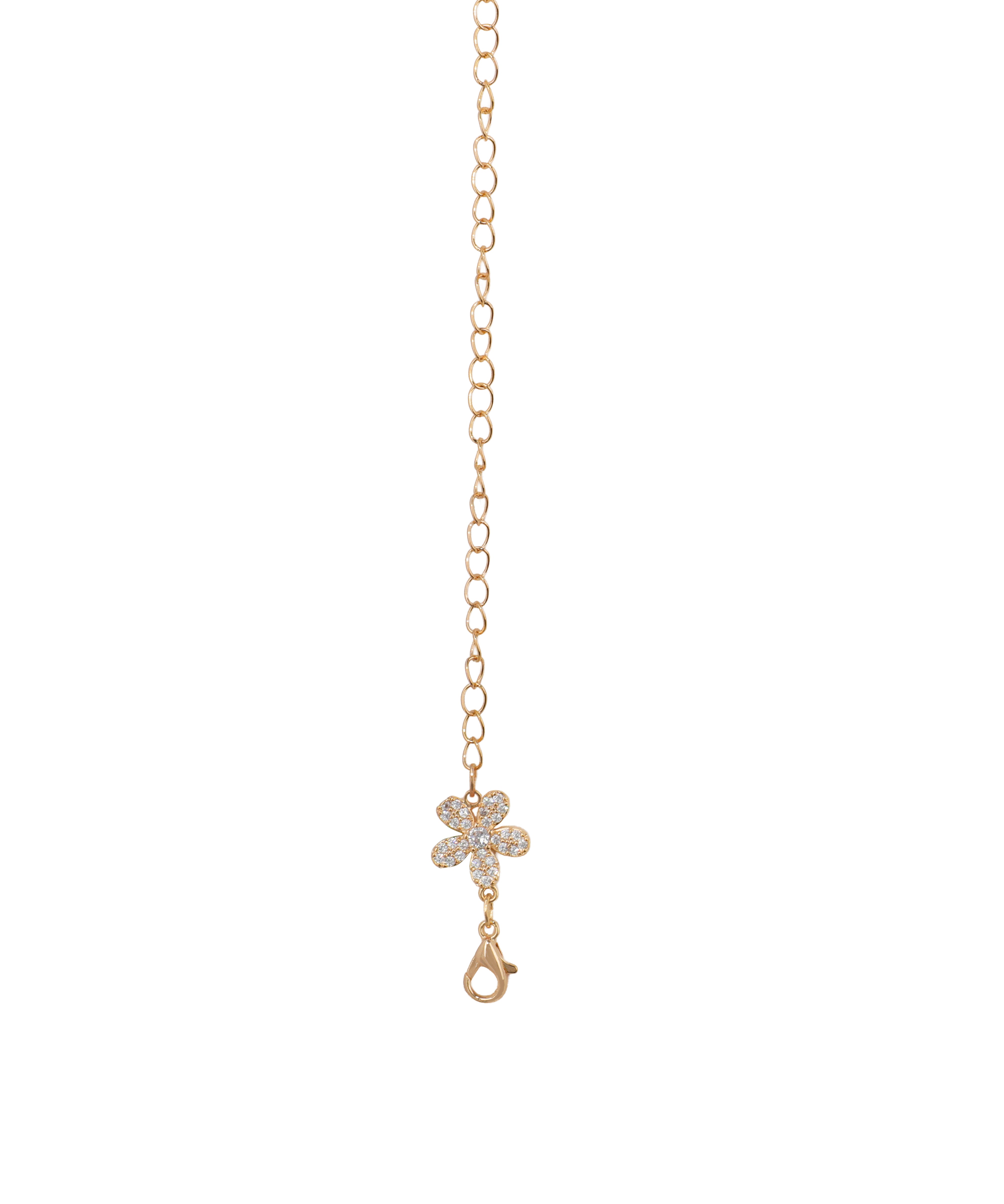 Delicate Beaded Waist Chain with Charm Drop | Stylika
