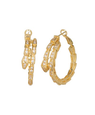 Serpent Loop Earrings | Stylika