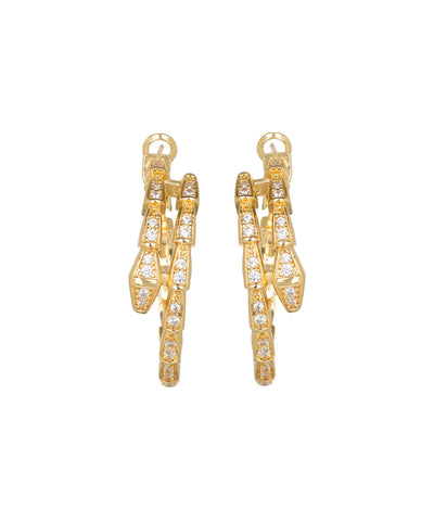 Serpent Loop Earrings | Stylika