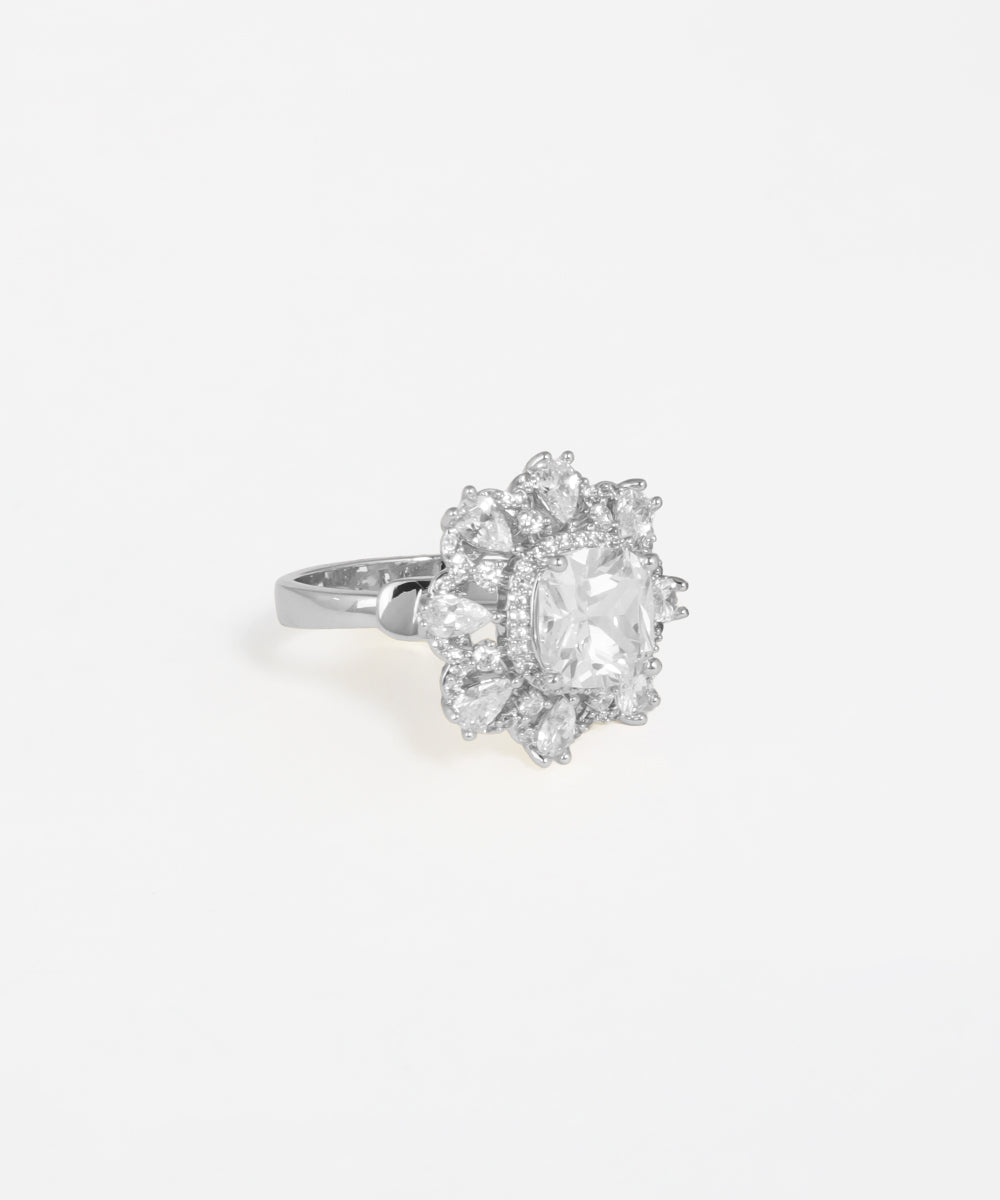 Cushion Cut Halo Ring | Stylika
