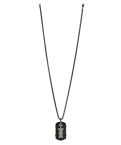 Serenity Prayer Tag Necklace | Stylika