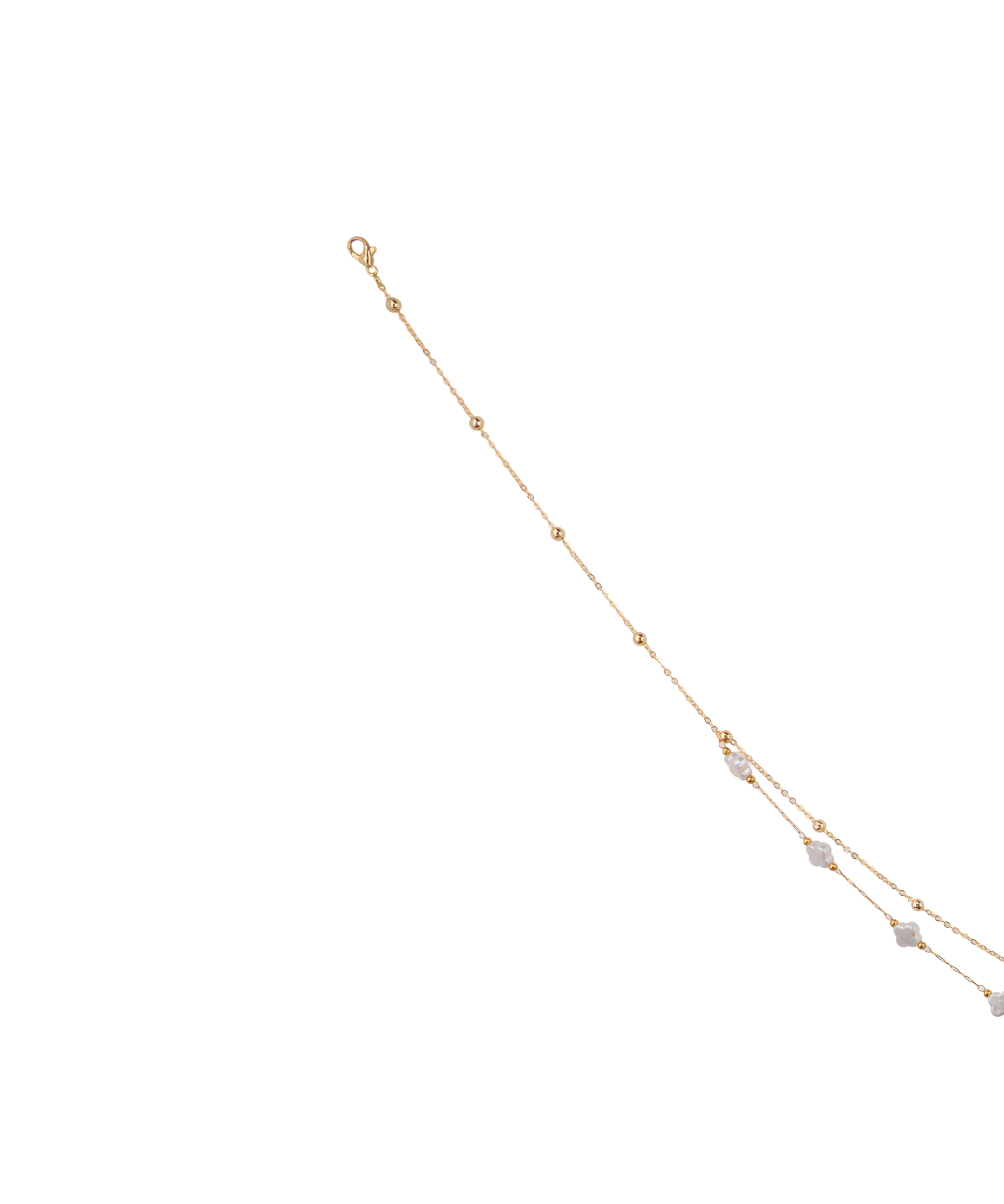 Delicate Dual Chain Geometric Accent Waist Chain | Stylika